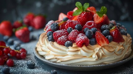 Chocolate Layered Pavlova Recipe